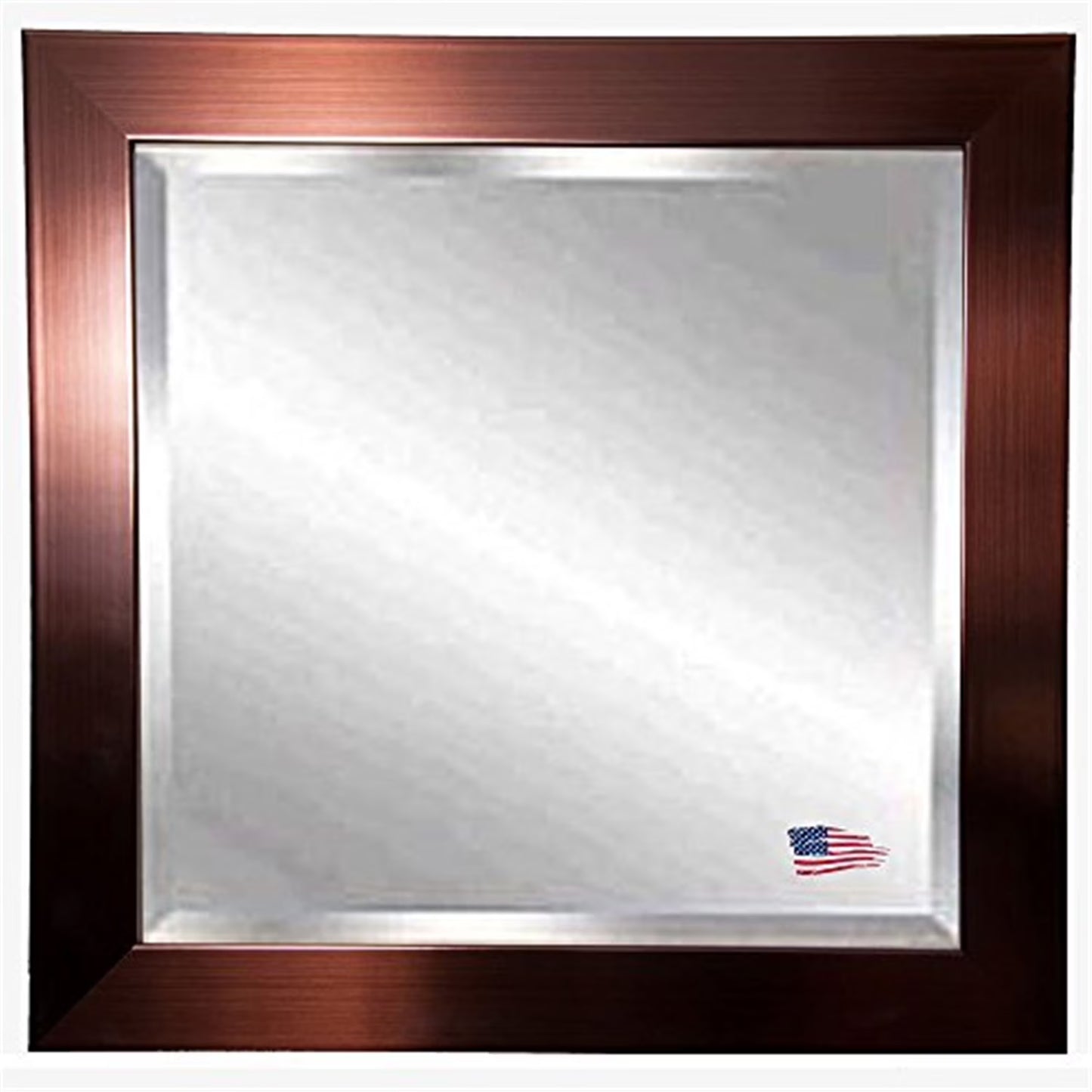 Rayne Shiny Bronze Wall Mirror