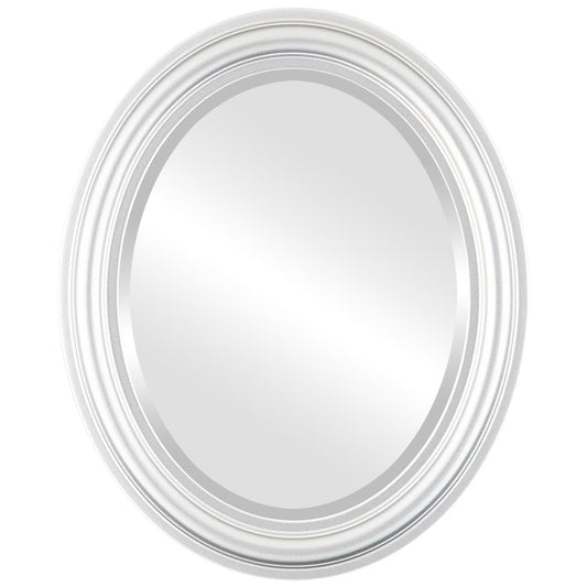 OVALCREST Oval Beveled Wall Mirror for Home Decor - Philadelphia Style