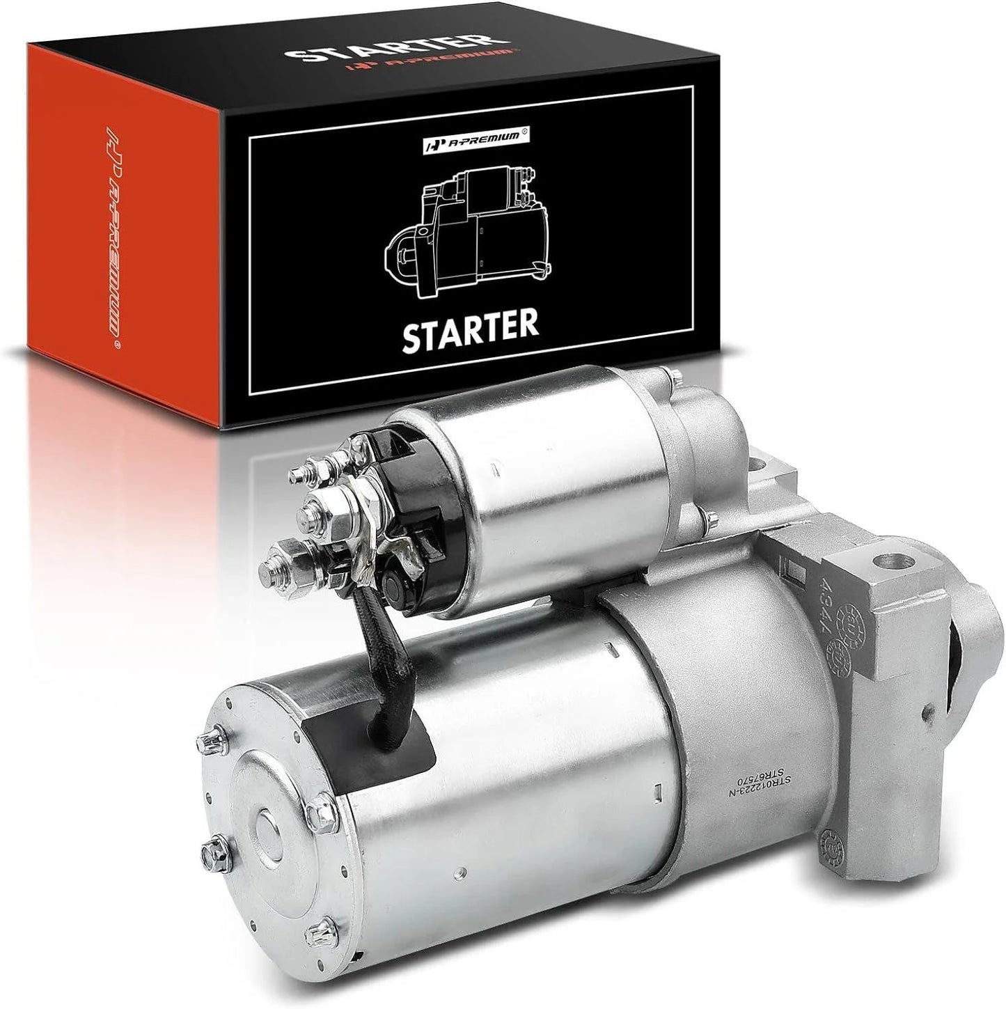 A-Premium Starter Motor Compatible with Chevy Silverado, Tahoe, Express & GMC Sierra, Savana, Yukon & Cadillac Escalade & Hummer, 6.0L 6.2L, 12V 1.4KW 13-Teeth Clockwise, Replace# 12588052, 89017844