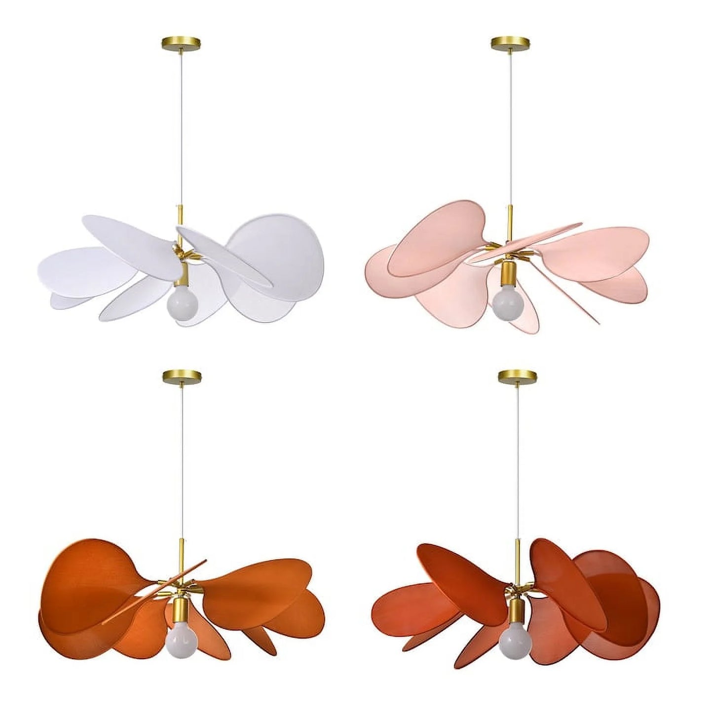 Arturesthome Dining Room Pendant Light, Nordic Modern Light Fixture, Modern Home Ceiling Light, Living Room Boho Flower Hanging Lamp, Bedroom Chandelier