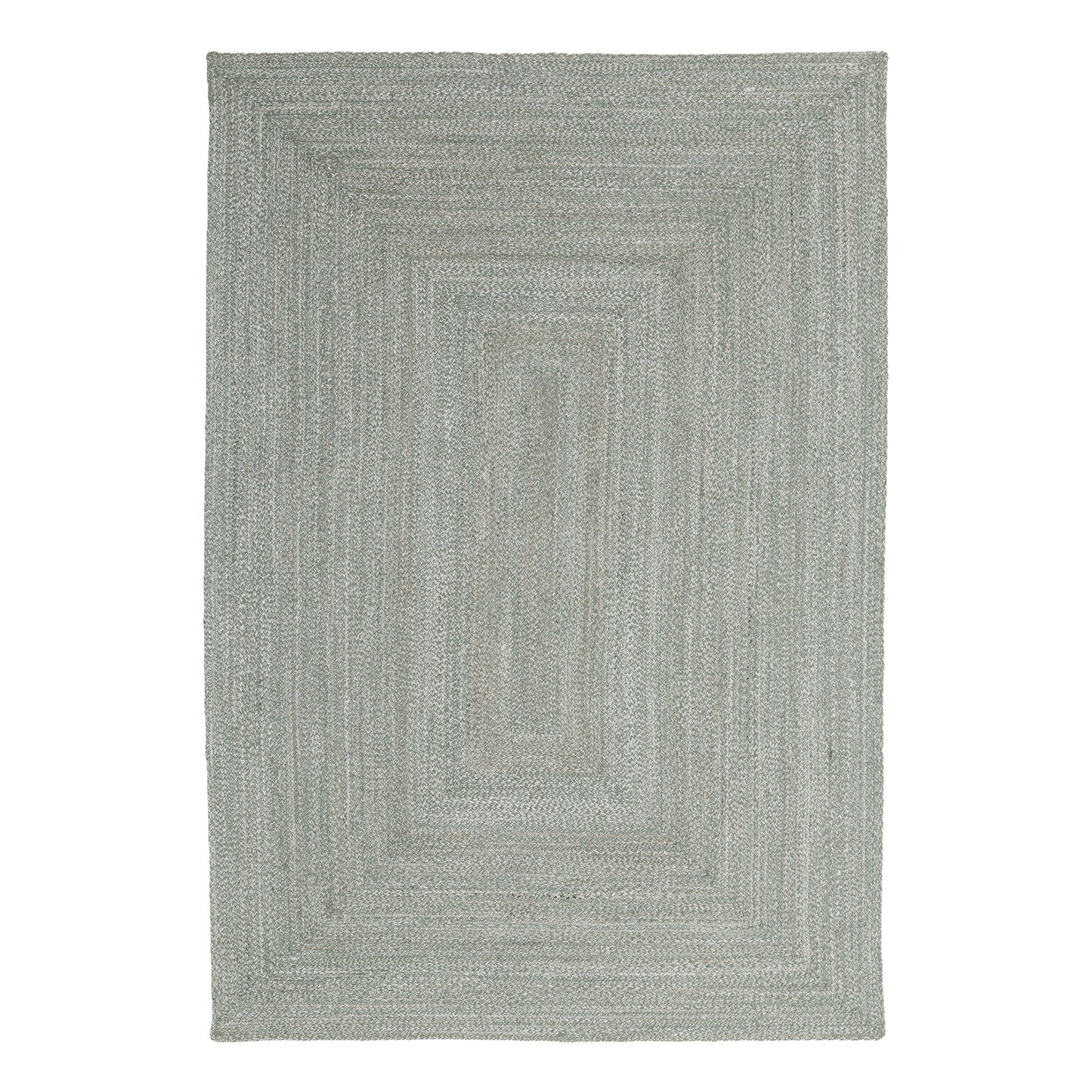 Obeetee Layla Braided Area Rug, Green, 3’ x 5’