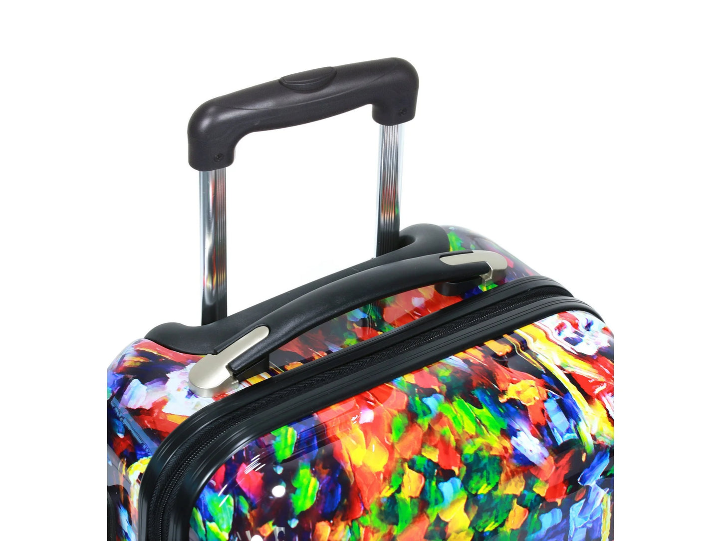 World Traveler 2-Piece Carry-On Hardside Spinner Luggage Set - Paris Nights