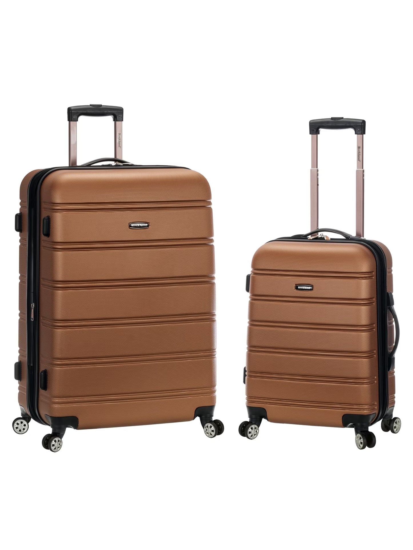 Rockland Melbourne 2 Piece Hardside Spinner Luggage Set