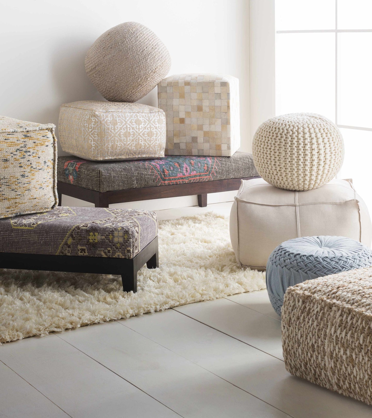 Hauteloom Netcong Pouf
