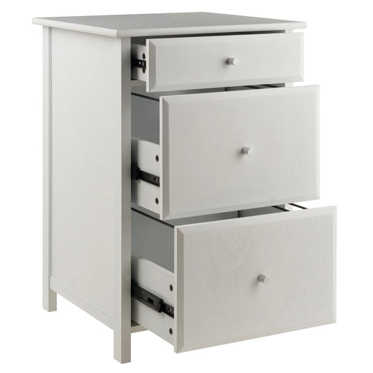 Winsome Delta Home Office File Cabinet, White Finish