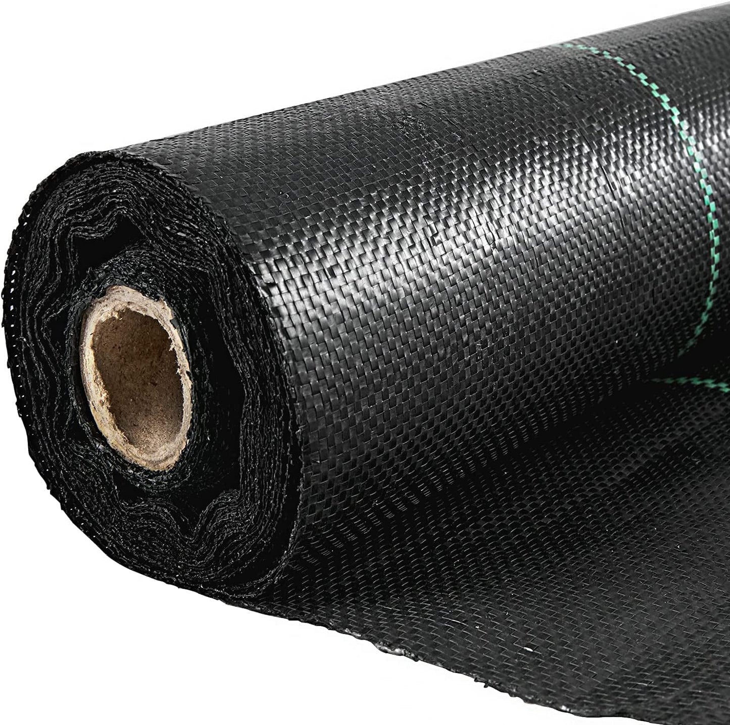 KFFKFF 6.5FTx300FT Superior Weed Barrier Cloth, Robust 3.2OZ, Interlaced Weed Prevention Material, Excellent Permeability Ideal for Flower Beds, Geotextile Cloth for Underlayment