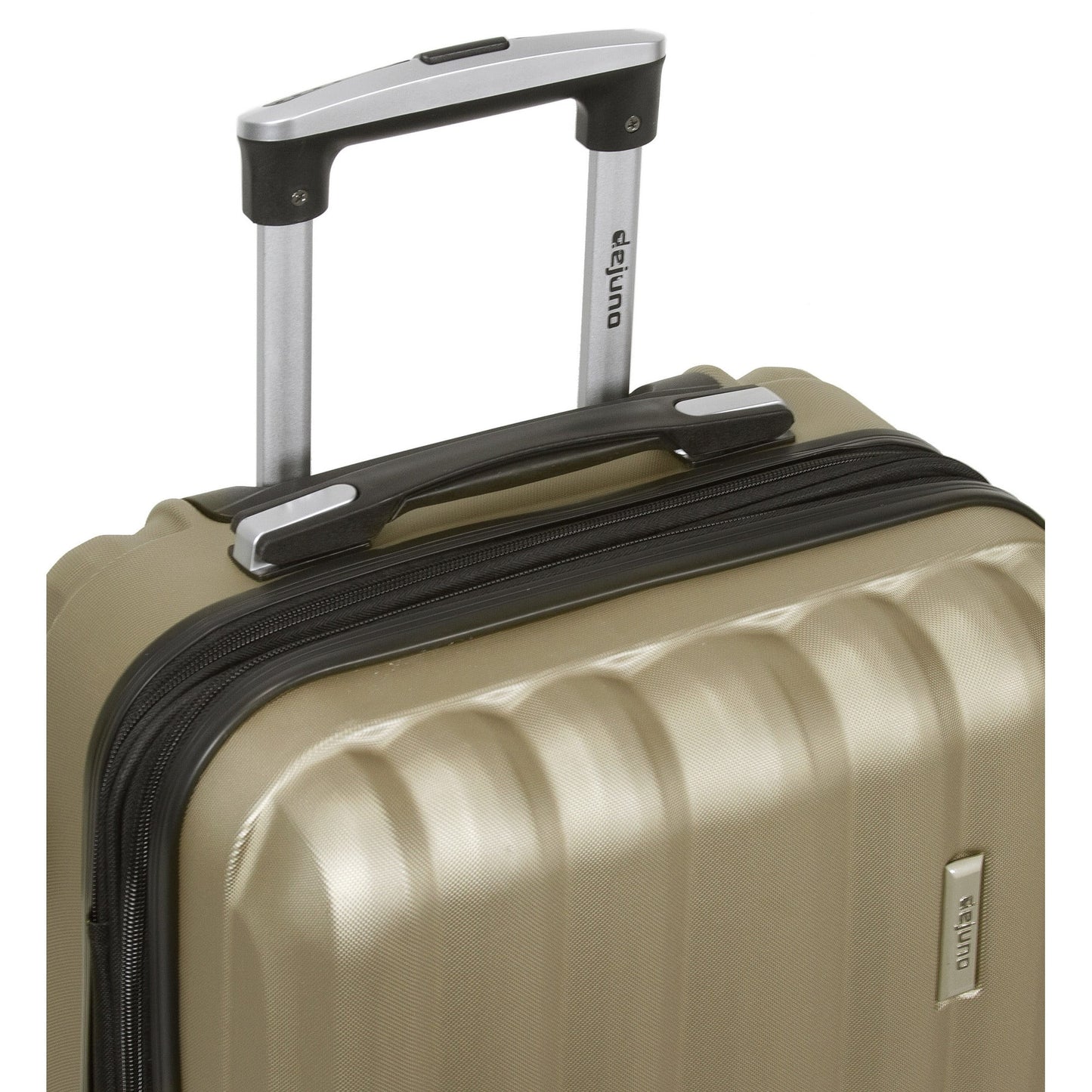 Dejuno Camden Hardside 3-Piece Expandable Spinner Luggage Set - Silver (20", 24" and 28")