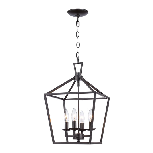 Trans Globe Lighting 10264 Lacey 4 Light 12" Wide Pendant - Chrome