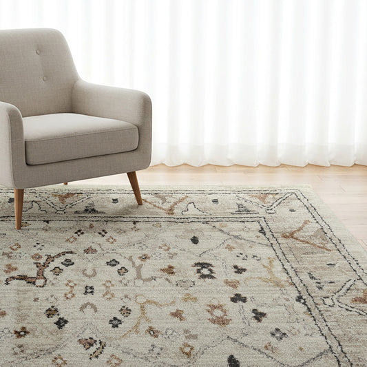 Solaris Area Rug, Ayana Ivory, 8’8” x 13’