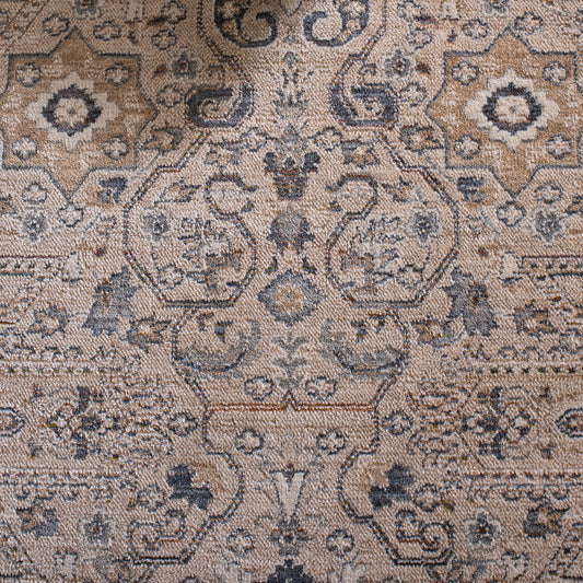 Safavieh Sutton Area Rug, Beige Navy, 5’ x 8’
