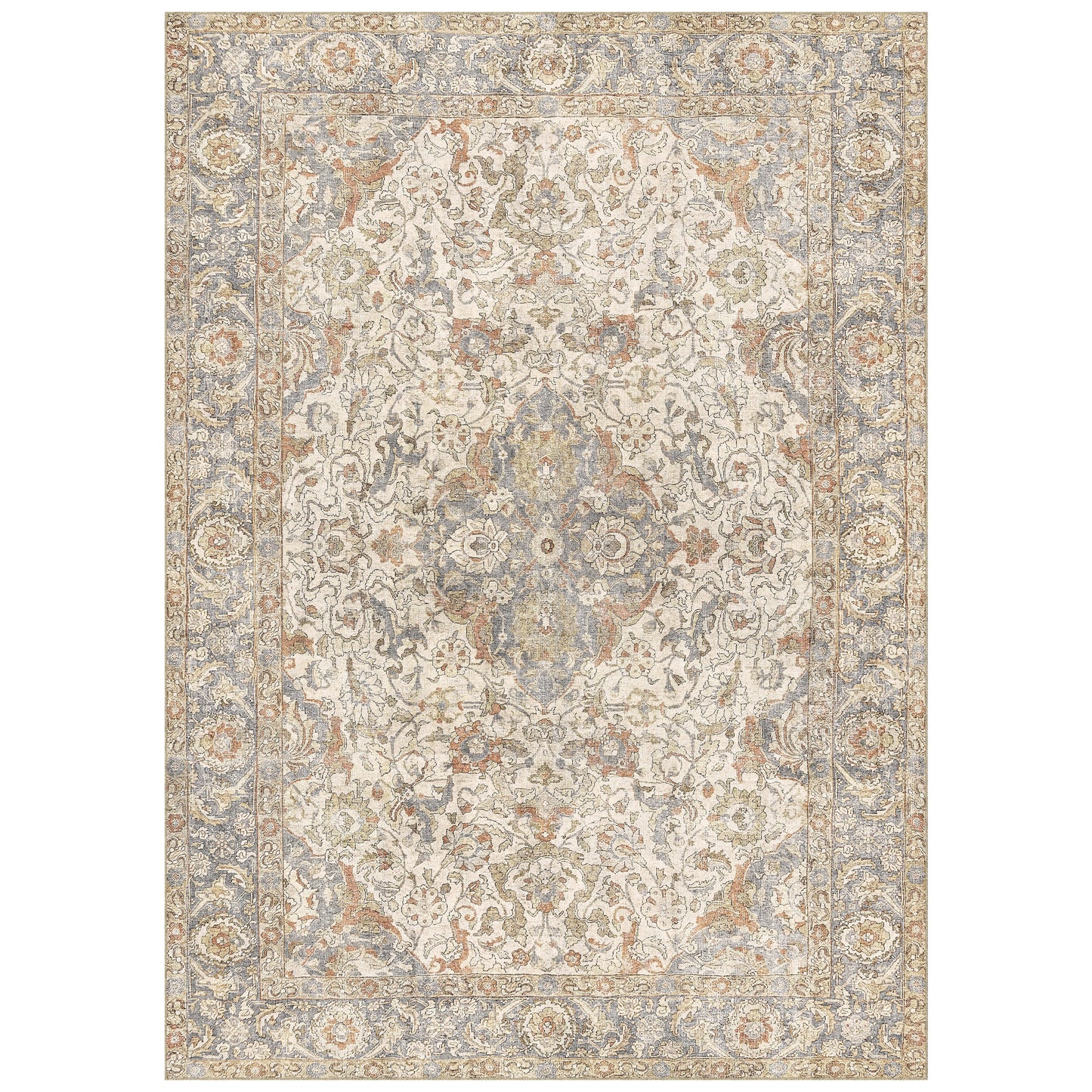 Apache Chenille Area Rug, Rosetta Beige, 9'8' x 13'7'