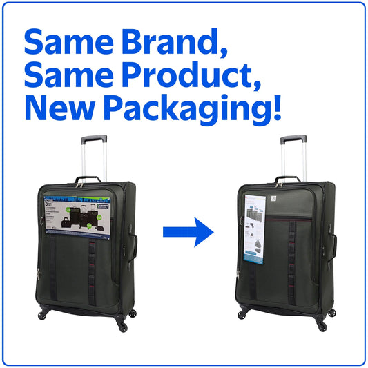 Protege 5-Piece Softside Spinner Luggage Set, Green