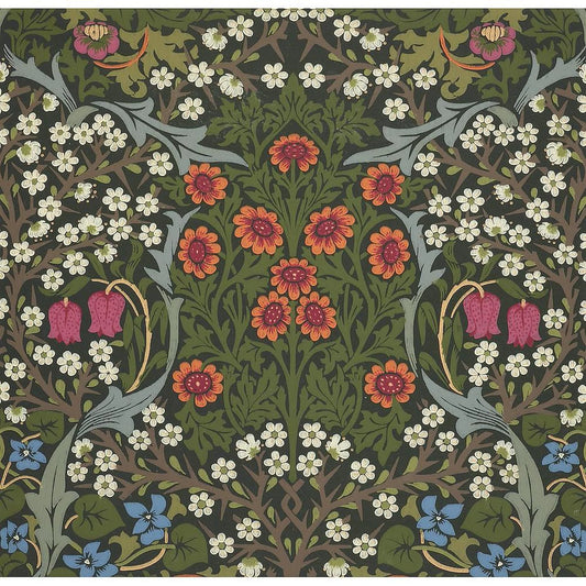 CafePress - William Morris Blackthorn Garden Flower Classic - Queen Duvet