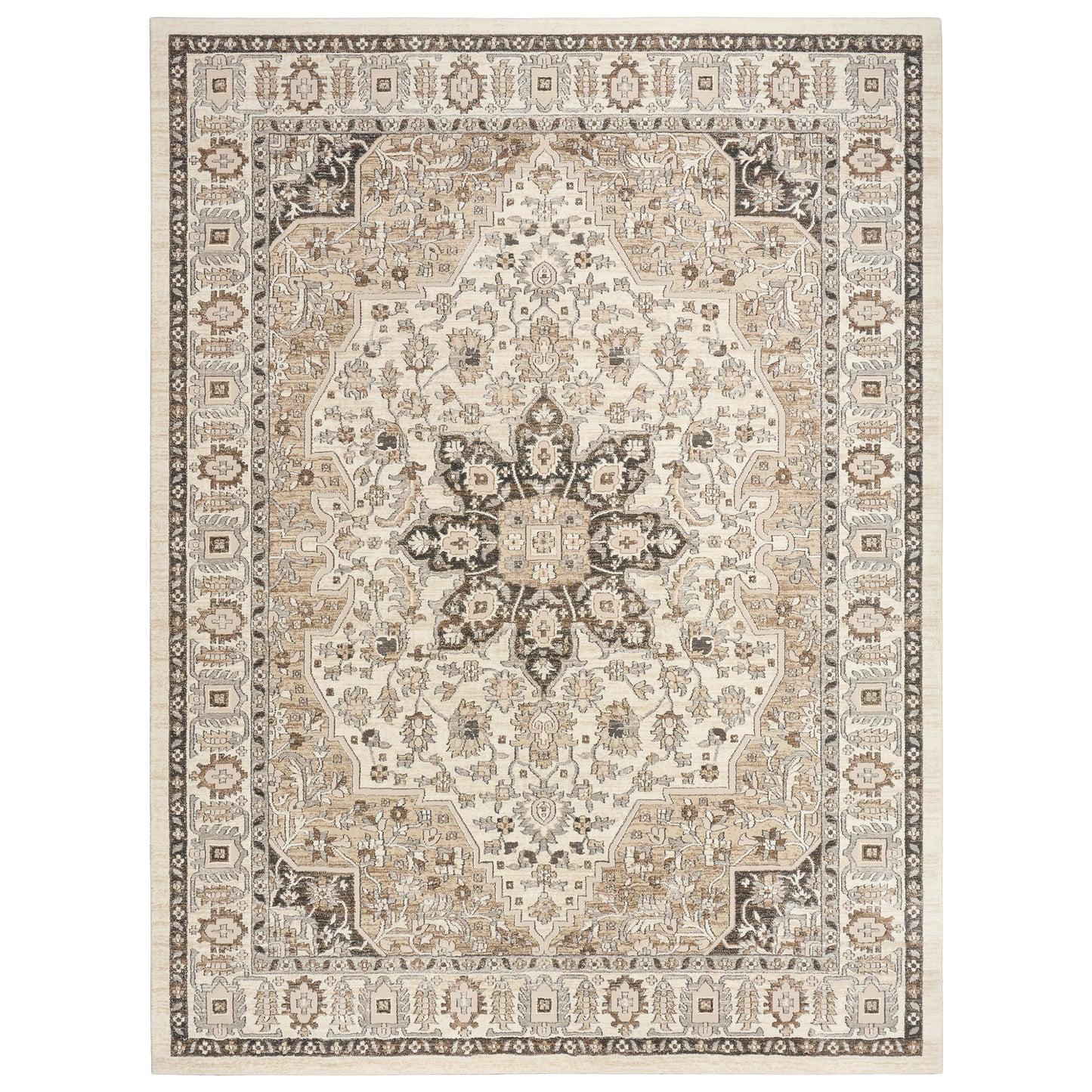 Nourison Briar Area Rug, Rose, 9’ x 12’