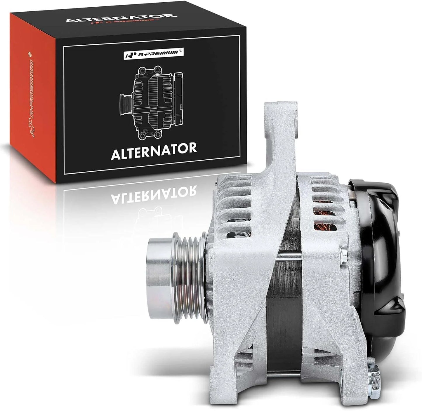 A-Premium Alternator for Toyota Camry 2010-2011 - L4 2.5L, 12V 100A 4-Groove Decoupler Pulley Clockwise