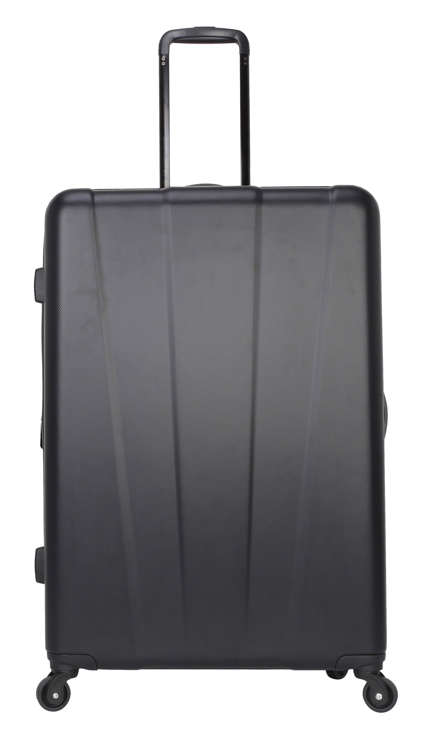 Protege 3 Piece Traveling Hardside Value Luggage Set, Black, Includes a 28" Checked Luggage, 20 inch Carry-On Luggage and 18 inch Duffel