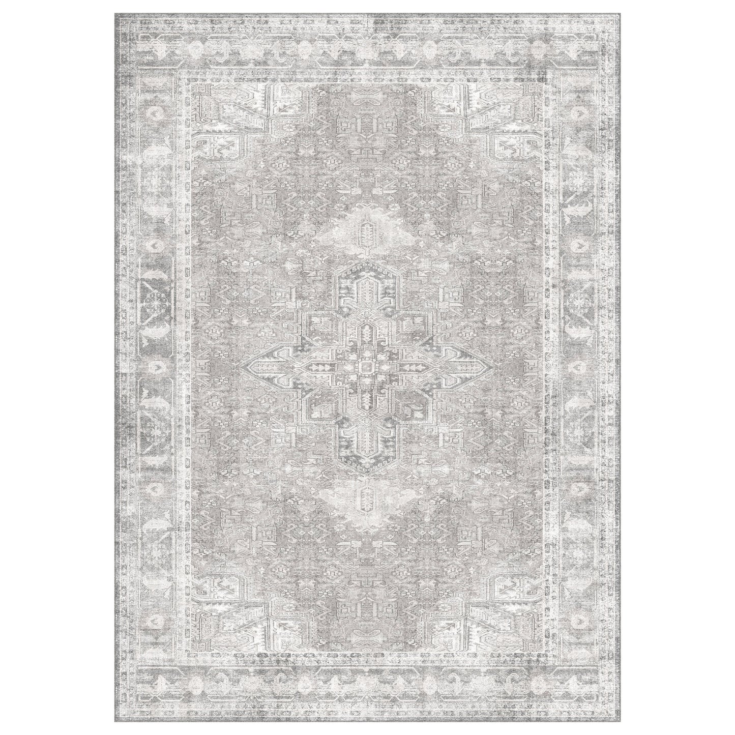 Apache Chenille Area Rug, Gilbert Gray, 9'8' x 13'7'
