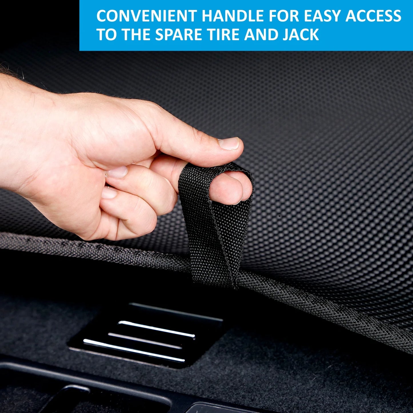 CLIM ART Cargo Liner for Kia Soul 2014-2019 Custom Fit Trunk Mat, with Honeycomb Dirtproof & Waterproof Technology - All-Climate, Heavy Duty, Anti-Slip Cargo Liner, Luggage - FL01114042