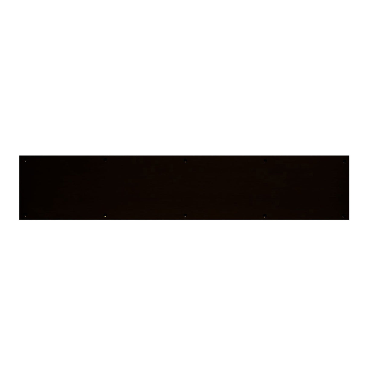 Home Decorative 8" X 30" Kick Plate Dark Bronze Aluminum Screw Mount