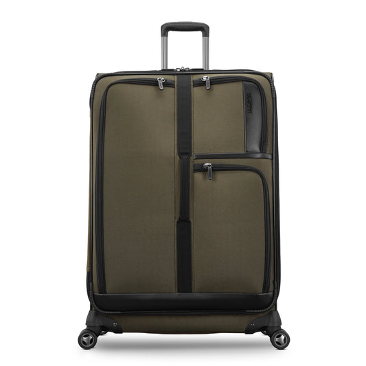 American Tourister Cargo Max 29" Softside Large Checked Spinner Luggage Single Piece - Olive