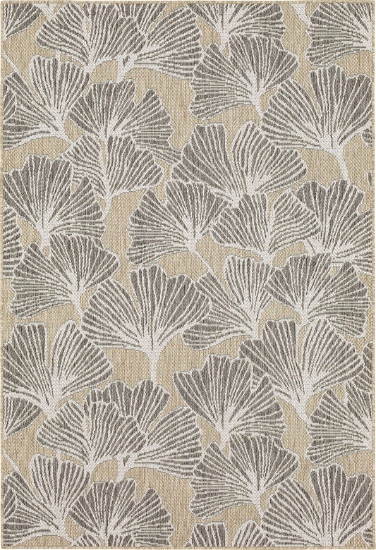 Mohawk Home Jade Butterfly Outdoor Area Rug, Beige, 5' 3" x 7' 6"