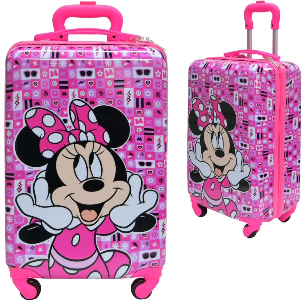 1 PC Minnie 18" Hard Sided Luggage w/4 Spinner Wheels- NO RETURN