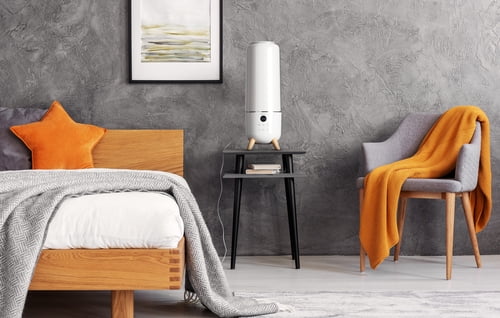 HoMedics Total Comfort Deluxe Ultrasonic Humidifier Top Fill, Large Humidifier for for Bedroom, Plants, Office - Top-Fill 1.47 Gallon White UHE-CMTF91
