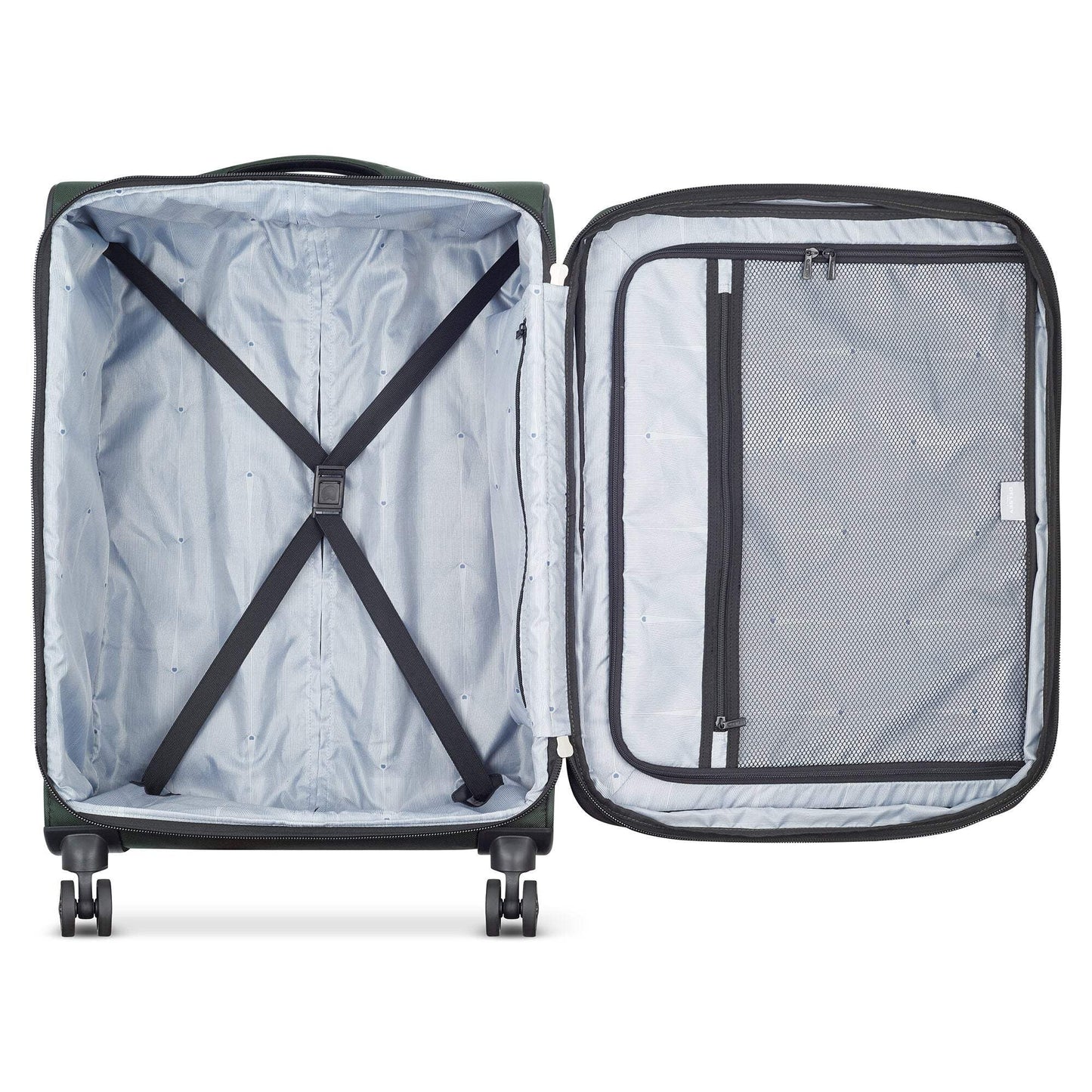 DELSEY PARIS Sky Max 2.0 24" Softside Spinner Luggage, Black