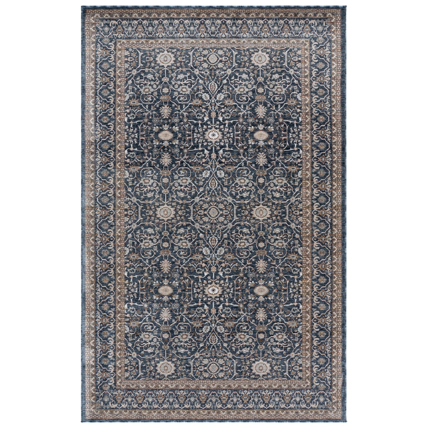 Safavieh Sutton Area Rug, Navy Beige, 5’ x 8’