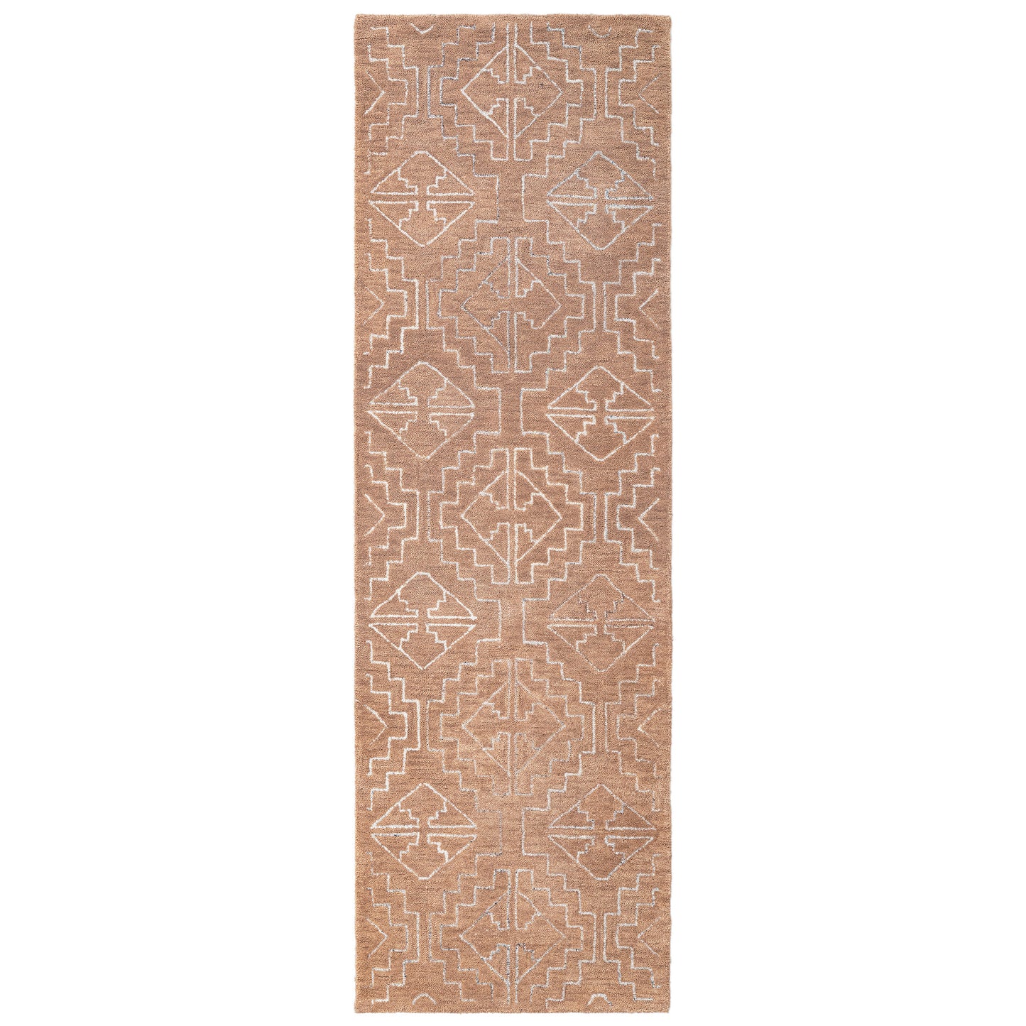 Obeetee Nomad Wool Area Rug Collection, Garima Rust