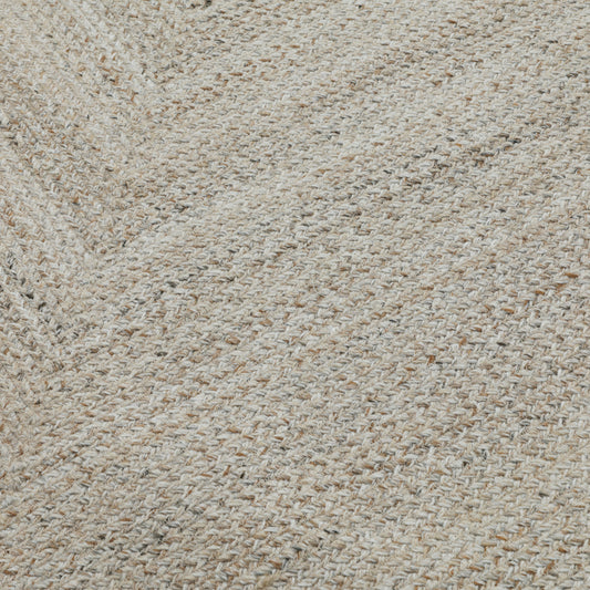 Obeetee Layla Braided Area Rug, Tan, 3' x 5'