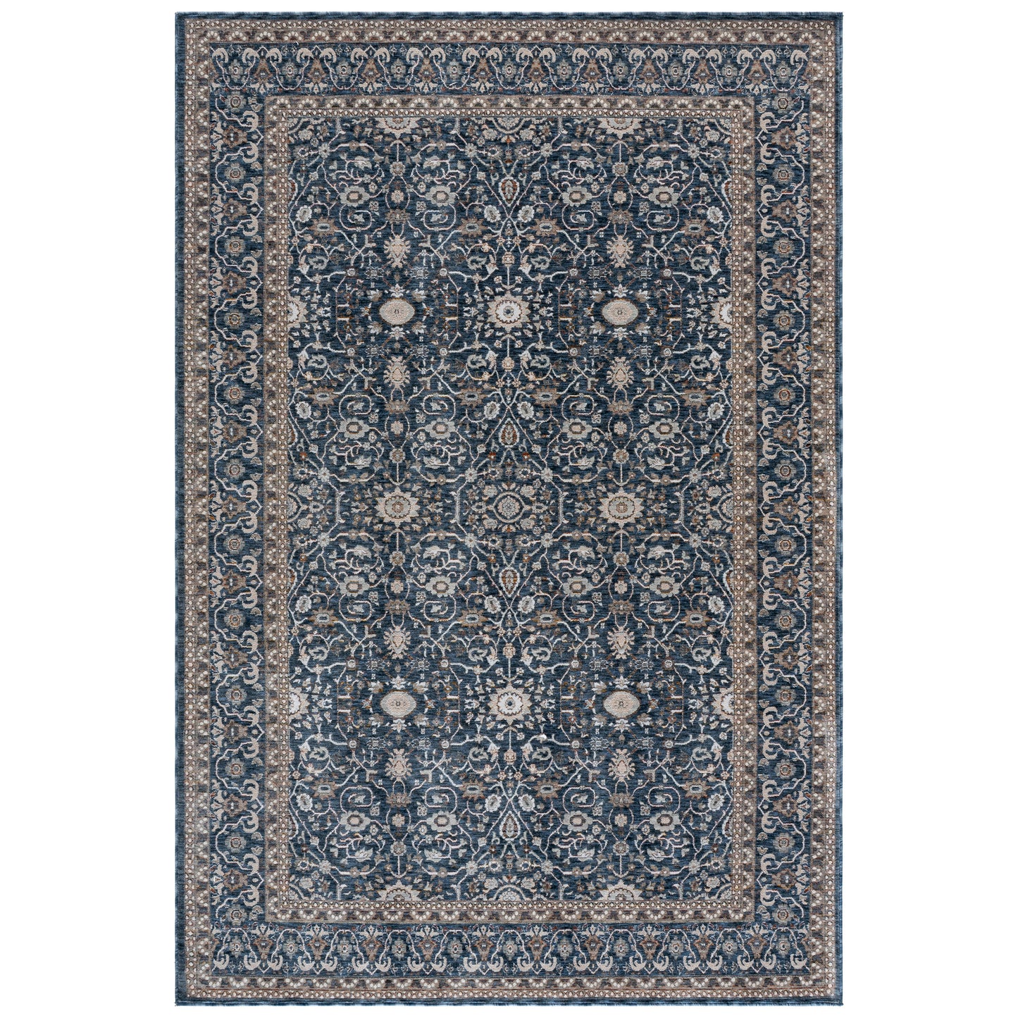 Safavieh Sutton Area Rug, Navy Beige, 6’ x 9’