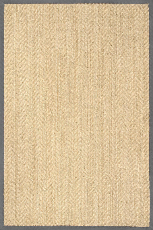 nuLOOM Larnaca Seagrass Solid Outdoor Area Rug, 5' x 8', Dark Gray