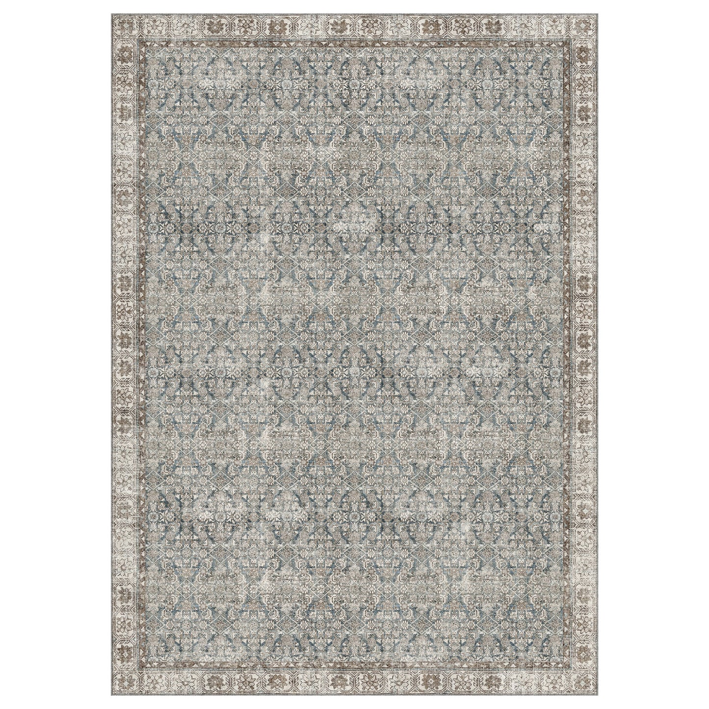Apache Chenille Area Rug, Celyse Blue, 9'8' x 13'7'