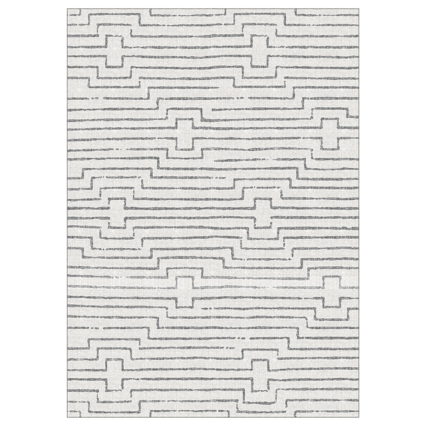 Apache Chenille Area Rug, Modern Gray, 9'8' x 13'7'