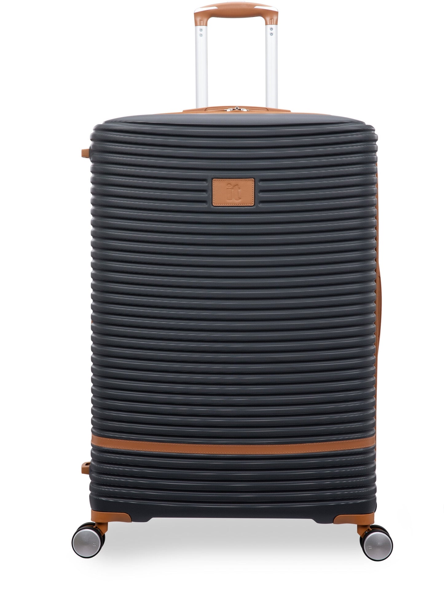 it luggage Replicating 31" Hardside Expandable Checked Spinner Luggage, Gray