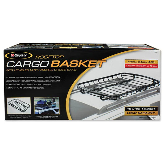 CargoLoc 32531 Rooftop Car SUV Truck Cargo & Luggage Storage Basket Carrier