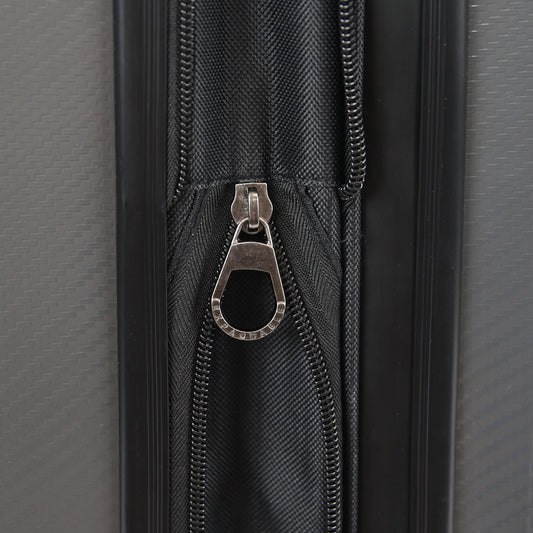 Brookstone Keane 21" Hardside Carry On Spinner Luggage - Charcoal
