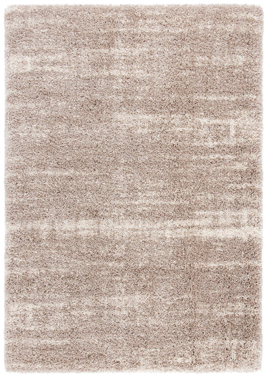 SAFAVIEH Hudson Shag Jacinda Abstract Area Rug, Ivory/Beige, 5'3" x 7'6"