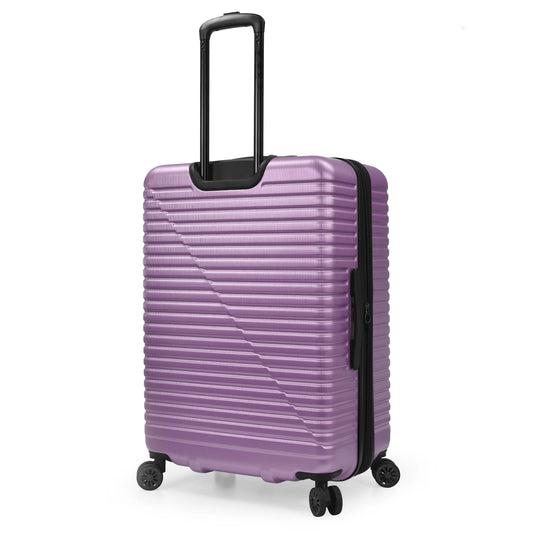Travel Select Sunny Side Hardside Spinner Luggage with Spinner Wheels, Lavender, 30" Large Checked