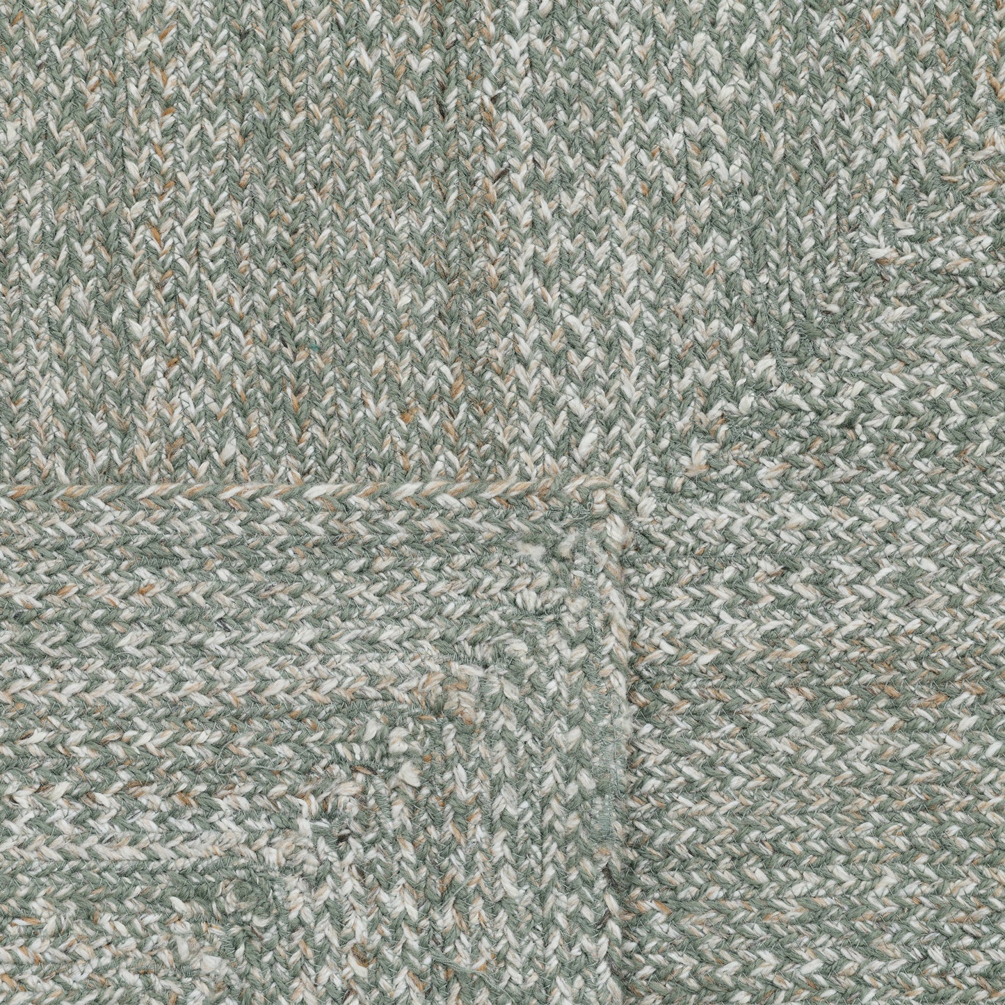 Obeetee Layla Braided Area Rug, Green, 7’9” x 9’9”