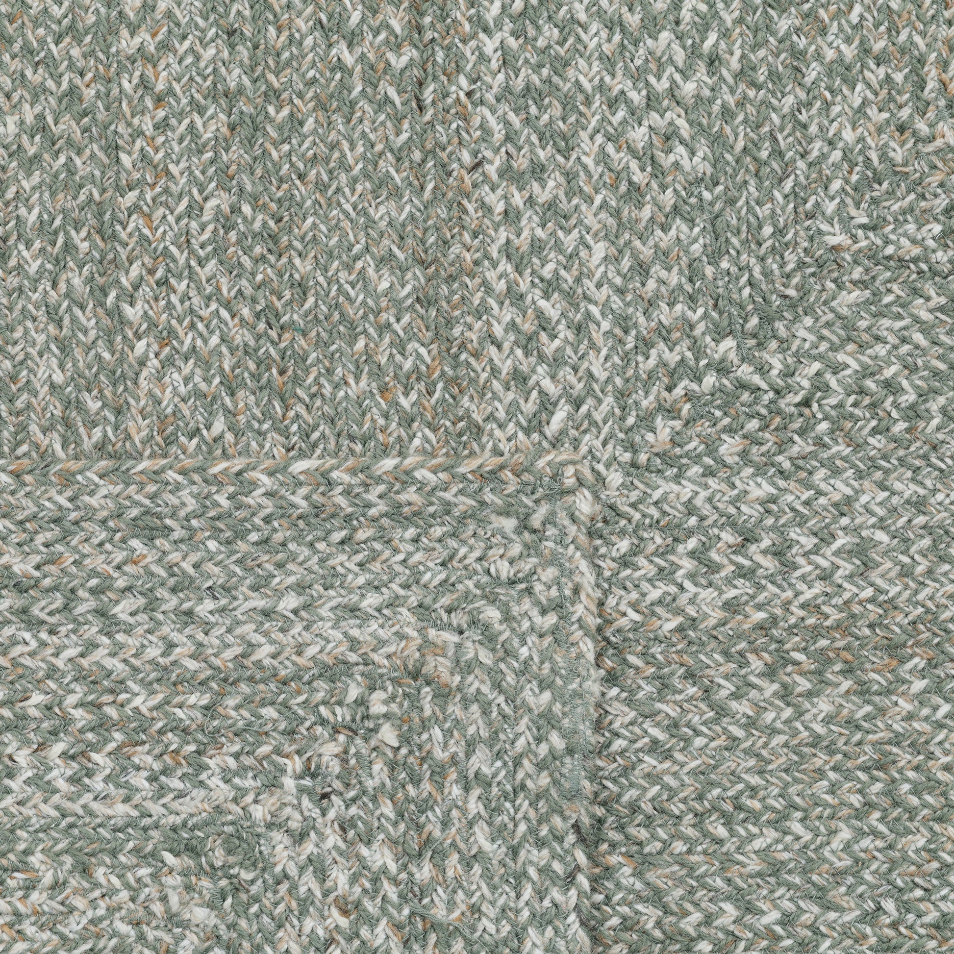 Obeetee Layla Braided Area Rug, Green, 7’9” x 9’9”