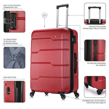 DUKAP Rodez 28" Lightweight Hardside Spinner Luggage