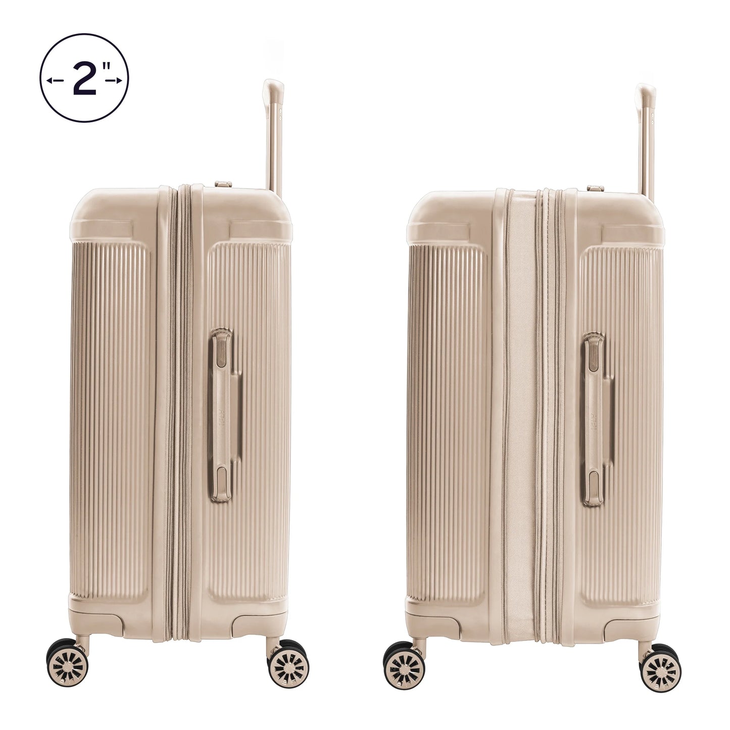 iFLY Hardside Rise 28" Large Checked Luggage, Sand