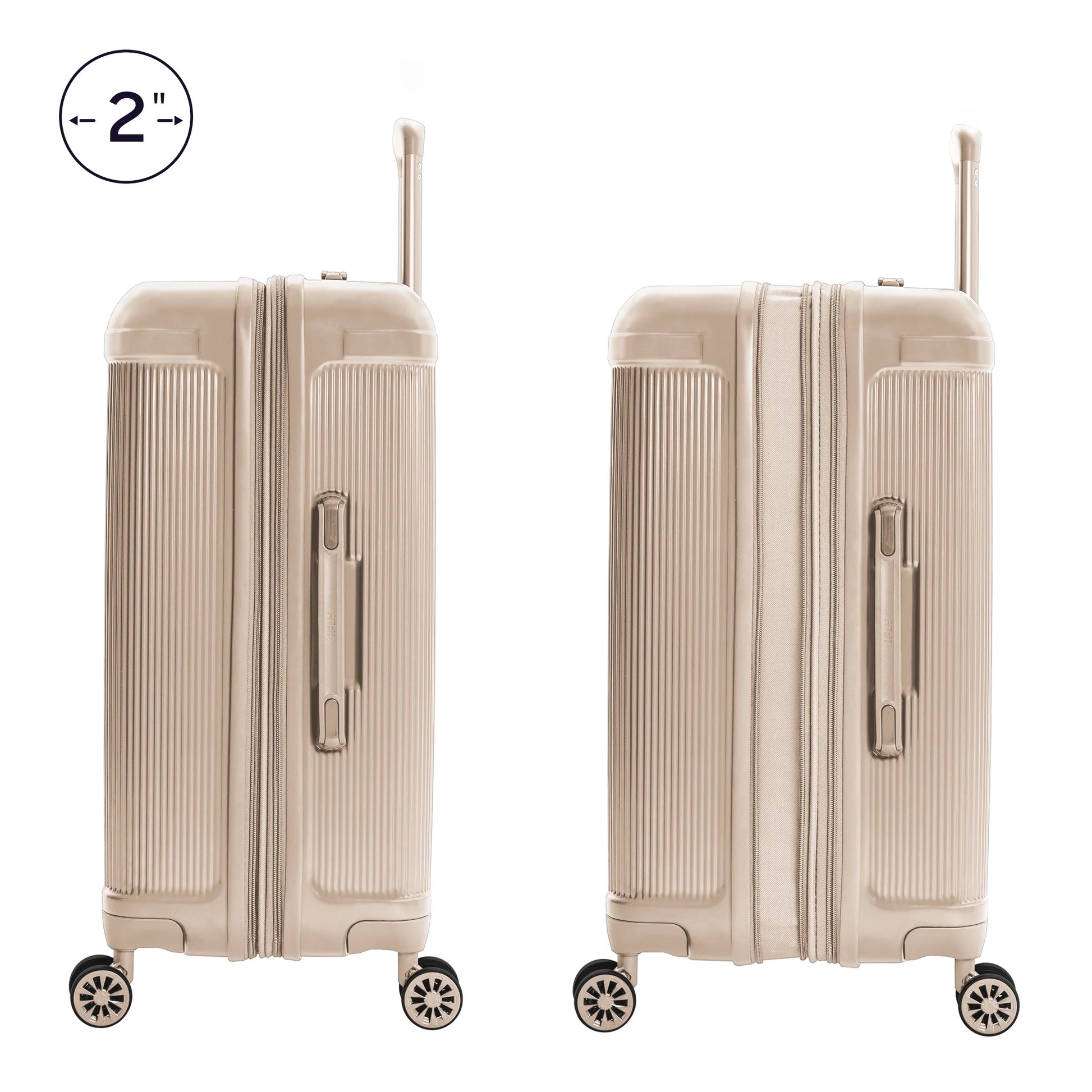 iFLY Hardside Rise 28" Large Checked Luggage, Sand