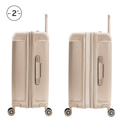iFLY Hardside Rise 28" Large Checked Luggage, Sand