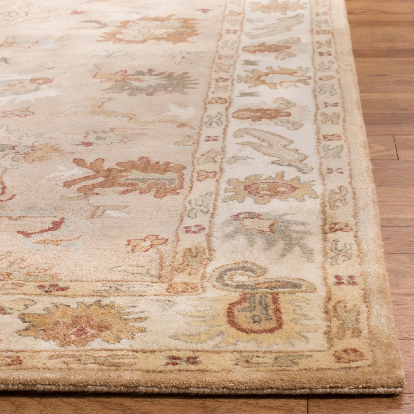 SAFAVIEH Bergama Bradford Oriental Wool Area Rug, Taupe/Ivory, 8' x 10'