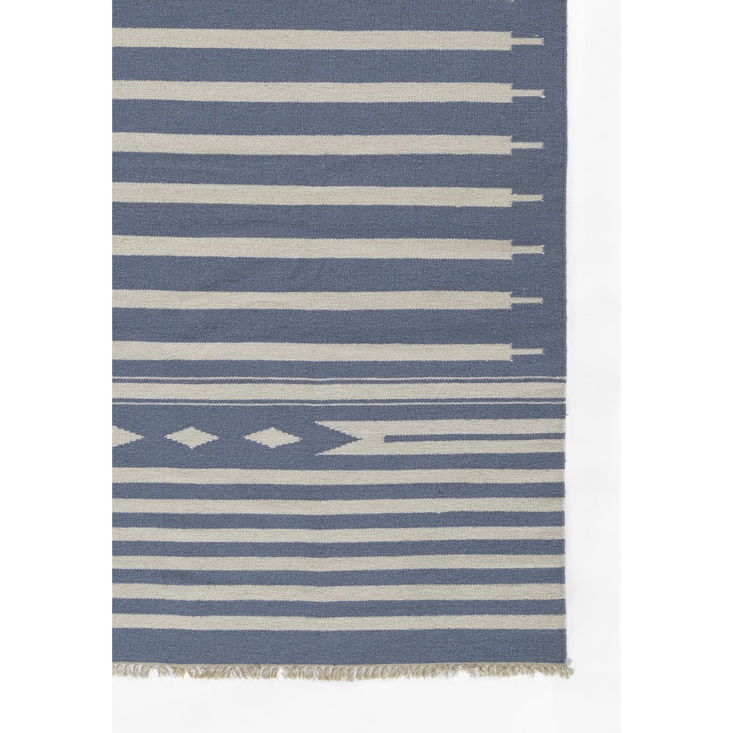 Erin Gates Contemporary Rectangle Area Rug, Denim, 5' X 7'6"