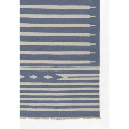 Erin Gates Contemporary Rectangle Area Rug, Denim, 5' X 7'6"