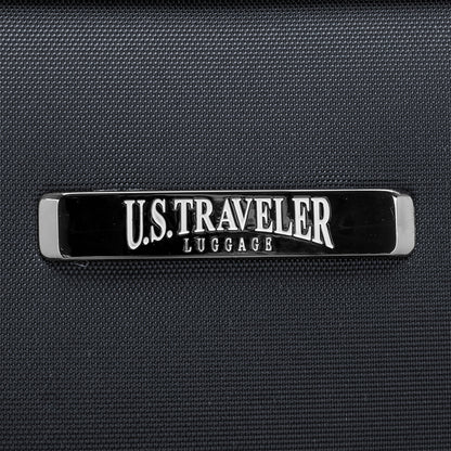 U.S. Traveler Anzio Softside Spinner Expandable Luggage, Gray, 26" Medium Checked